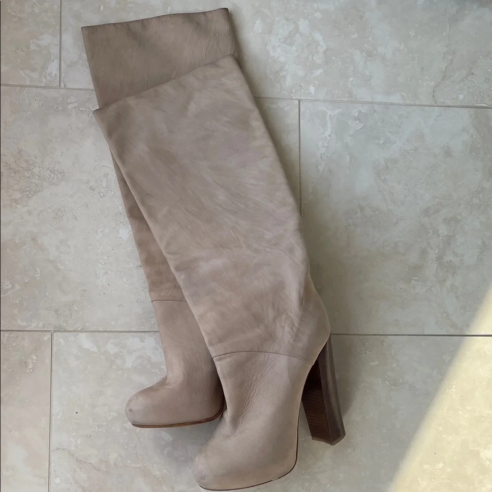 Brian Atwoood tall platform heeled boots size 8 - Picture 15 of 16